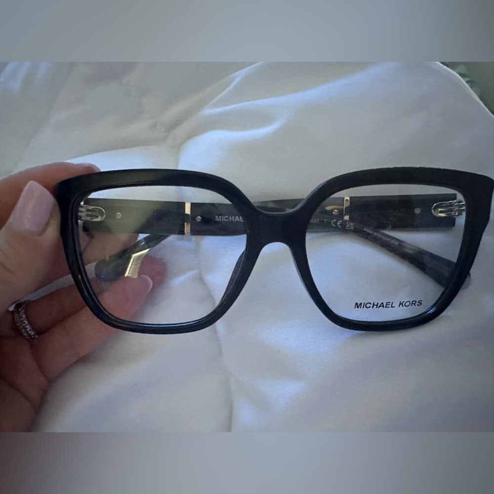 Michael Kors Women's Black Square Optical Glasses